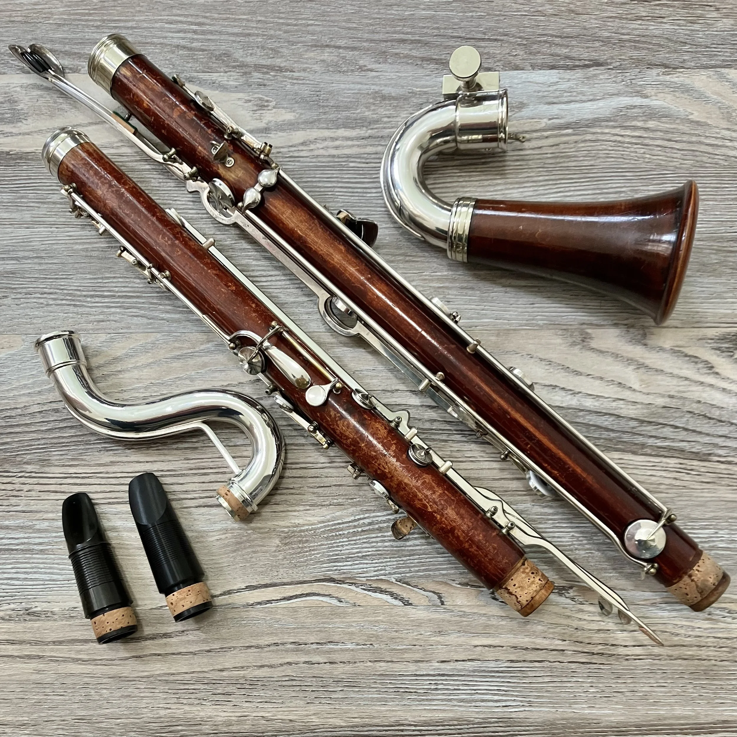 Hammerschmidt Klingson German system bass clarinet with range to